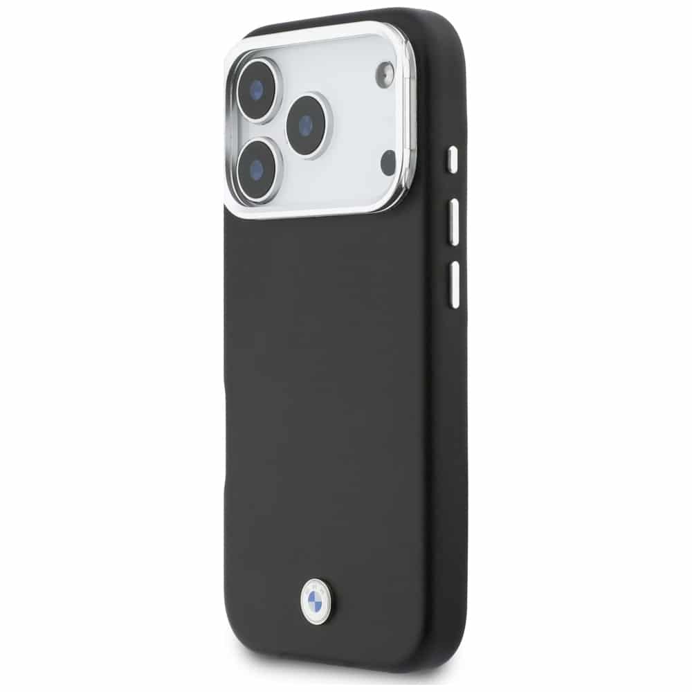 Θήκη MagSafe με μεταλλικό λογότυπο BMW M Sign για iPhone 17 Pro, μαύρη - Image 2