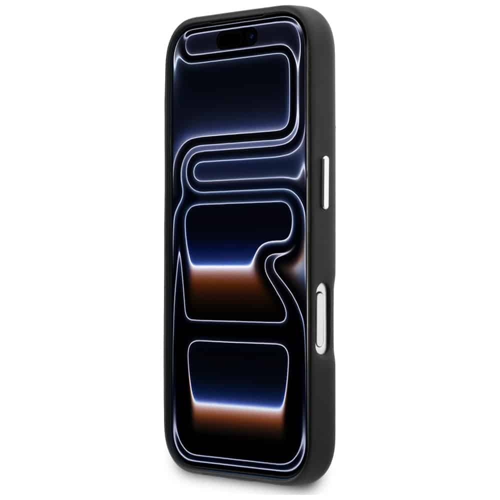 Θήκη MagSafe με μεταλλικό λογότυπο BMW M Sign για iPhone 17 Pro, μαύρη - Image 5