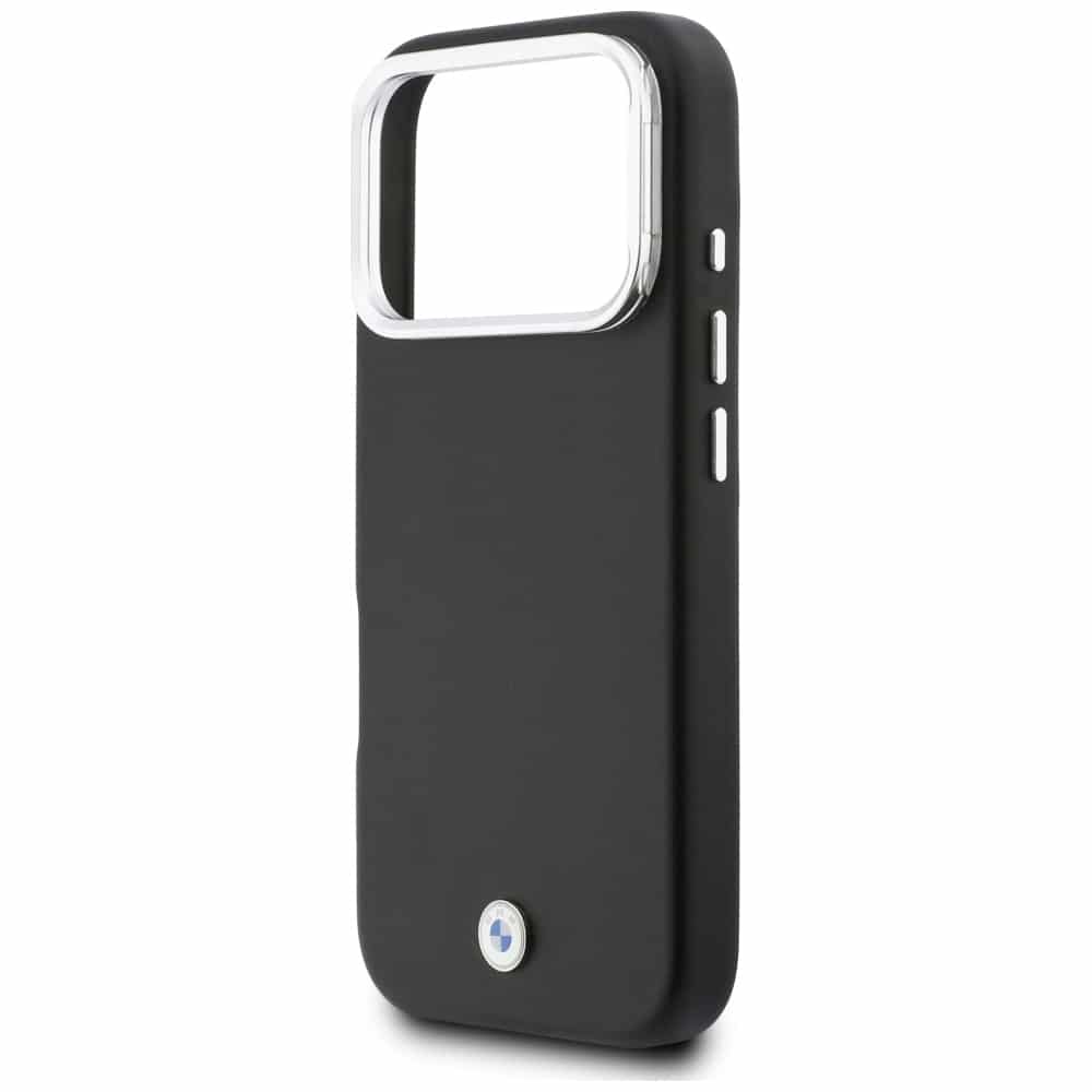 Θήκη MagSafe με μεταλλικό λογότυπο BMW M Sign για iPhone 17 Pro, μαύρη - Image 6