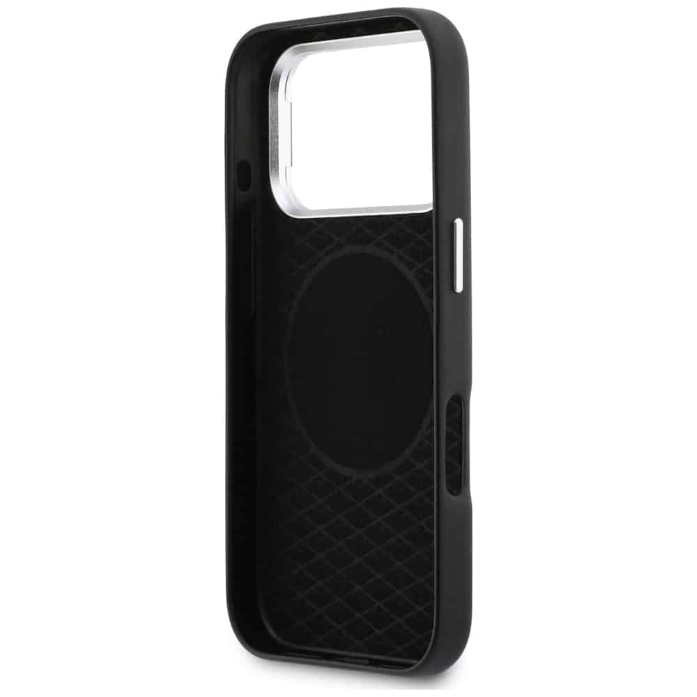 Θήκη MagSafe με μεταλλικό λογότυπο BMW M Sign για iPhone 17 Pro, μαύρη - Image 7