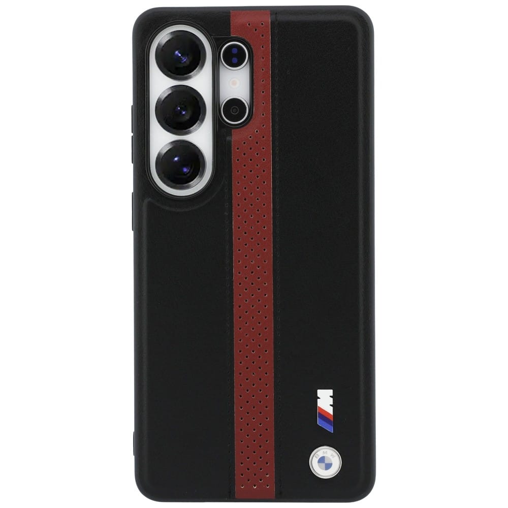 Θήκη BMW με διάτρητη ρίγα και λογότυπο MagSafe για Samsung Galaxy S26 Ultra κόκκινη - Image 3