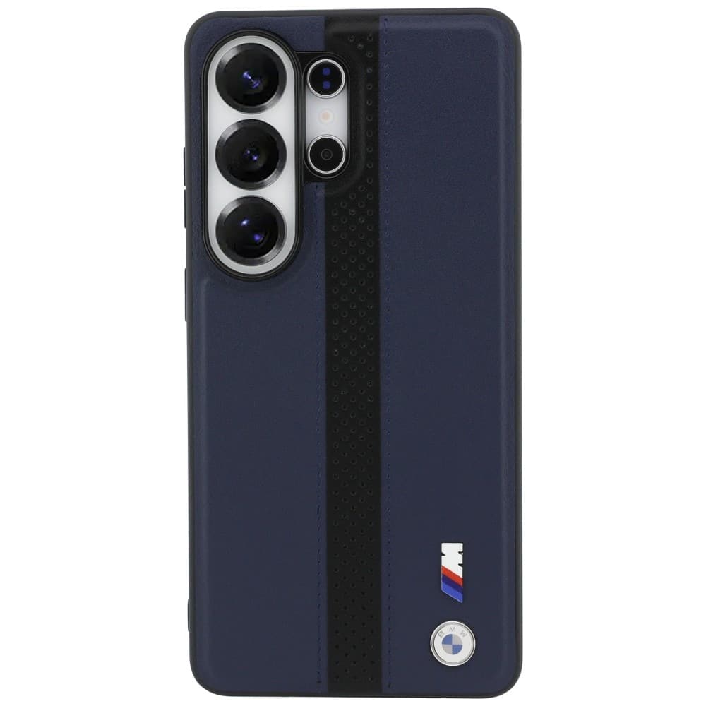 Θήκη BMW με διάτρητη ρίγα και λογότυπο MagSafe για Samsung Galaxy S26 Ultra μπλε σκούρο - Image 3