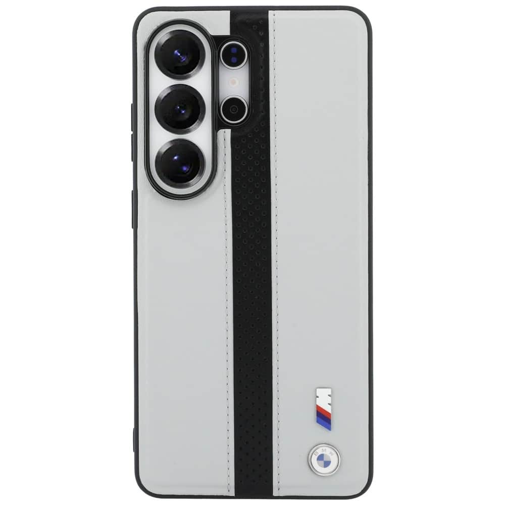 Θήκη BMW με διάτρητη ρίγα και λογότυπο MagSafe για Samsung Galaxy S26 Ultra γκρι - Image 3