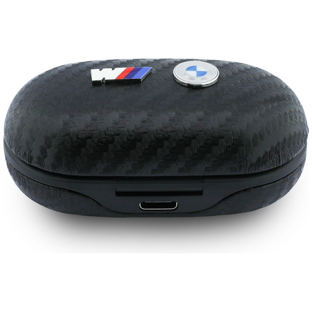 Ακουστικά Bluetooth TWS BMW Carbon Metal Logo ENC μαύρο - Image 4