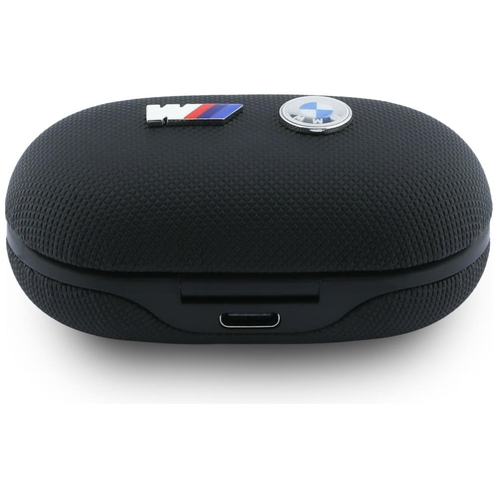 Ακουστικά Bluetooth TWS BMW Μεταλλικό λογότυπο ENC μαύρο - Image 4
