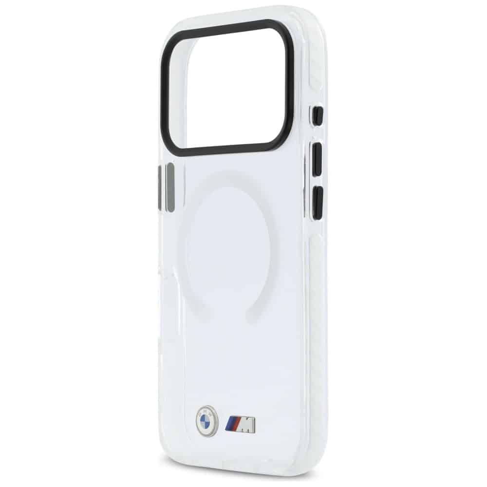 Θήκη BMW M IML Shockproof Metal Logos MagSafe για iPhone 17 Pro διαφανής - Image 6