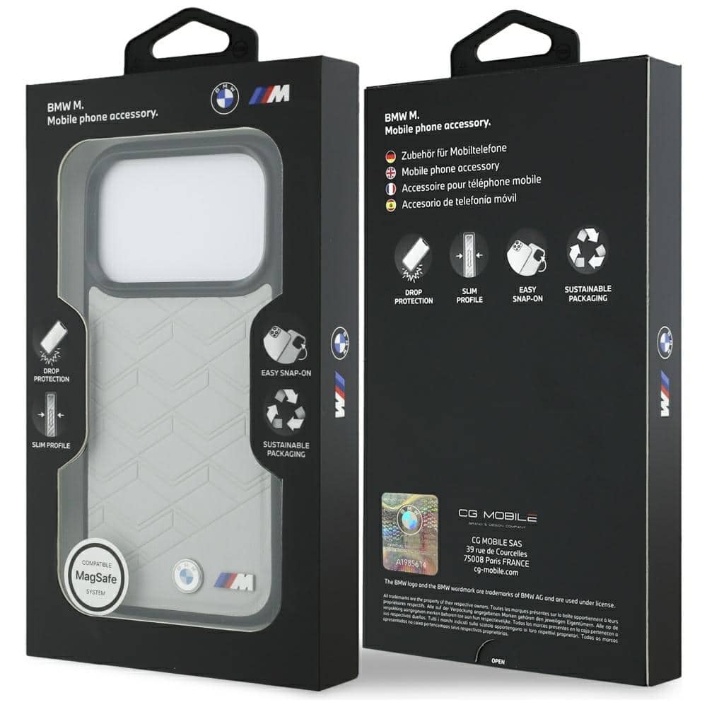 Θήκη BMW M Shape Logo MagSafe για iPhone 17 Pro Max γκρι - Image 8