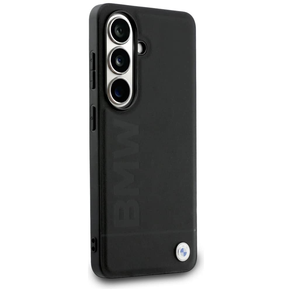 Θήκη BMW Δερμάτινη Hot Stamp MagSafe για Samsung Galaxy S26 Plus μαύρη - Image 4