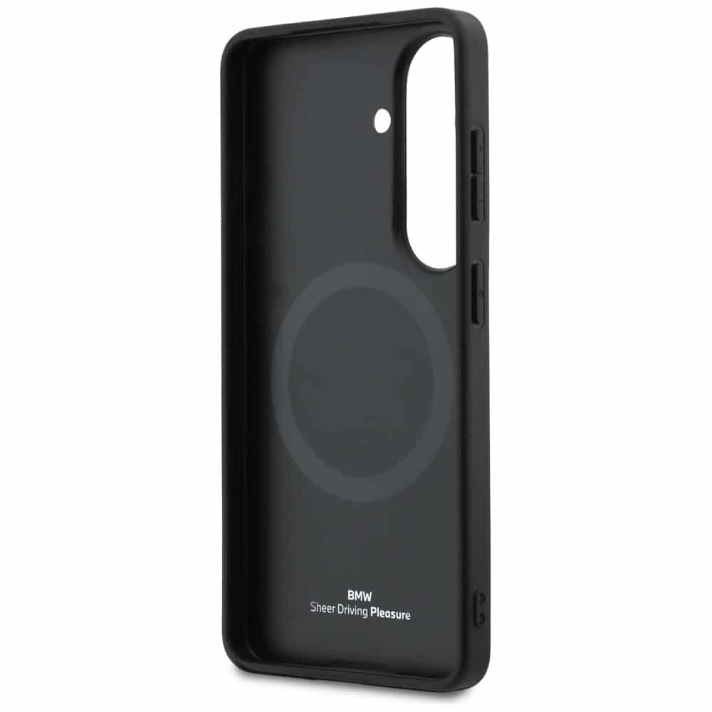 Θήκη BMW Δερμάτινη Hot Stamp MagSafe για Samsung Galaxy S26 Plus μαύρη - Image 7