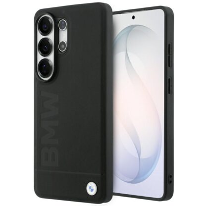 Θήκη BMW Δερμάτινη Hot Stamp MagSafe για Samsung Galaxy S26 Ultra μαύρη