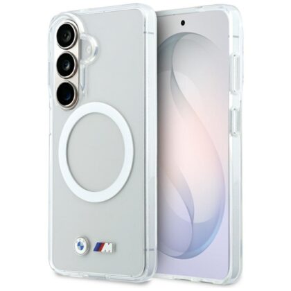 Θήκη BMW IML Shockproof Metal Logo MagSafe για Samsung Galaxy S26 διαφανής