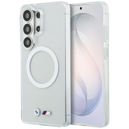 Θήκη BMW IML Shockproof Metal Logo MagSafe για Samsung Galaxy S26 Ultra tramparent