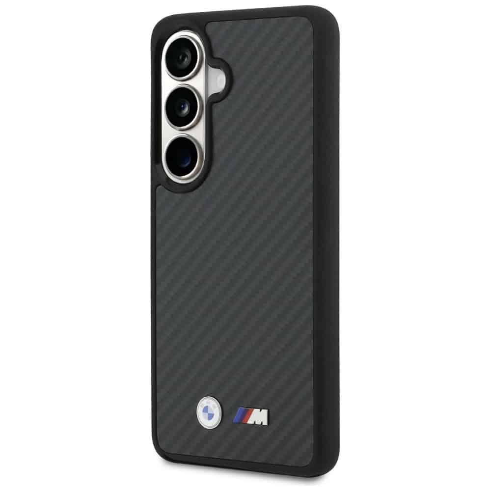 Θήκη BMW M Kevlar Logo MagSafe για Samsung Galaxy S26 μαύρη - Image 2