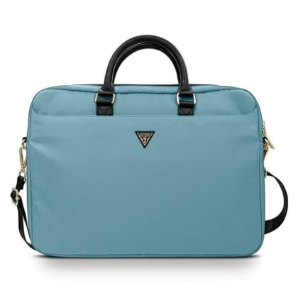 Guess Torba GUCB15NTMLLB 16" μπλε νάιλον τρίγωνο λογότυπο