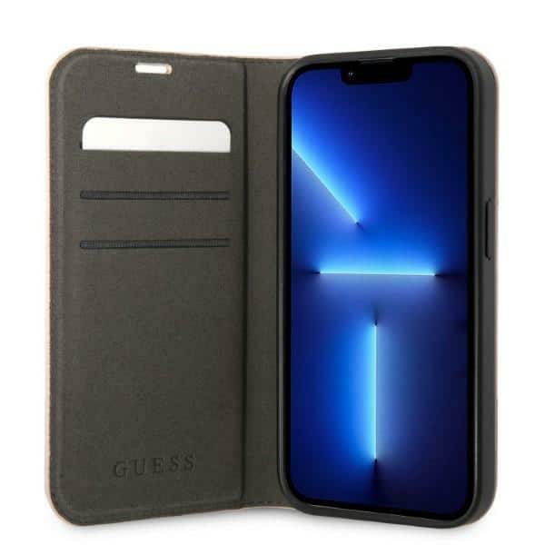 Guess 4G Vintage Gold Logo - θήκη για Apple iPhone 14 Pro - Ροζ - Image 4