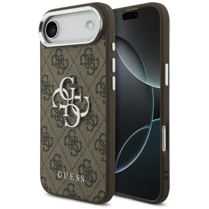 Θήκη Guess 4G Big 4G Classic Logo για iPhone Air καφέ ασημί