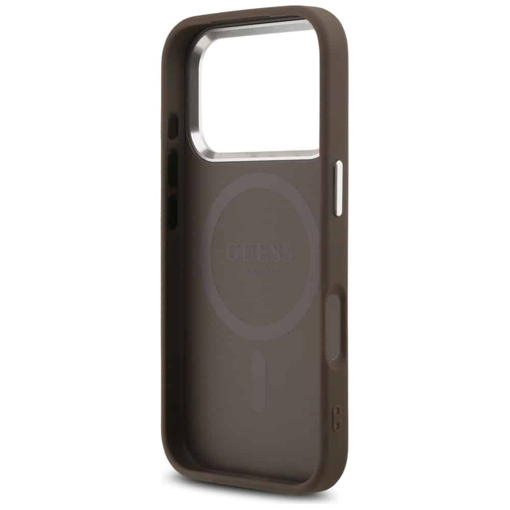 Θήκη Guess 4G Classic Logo MagSafe για iPhone 17 Pro Max καφέ - Image 7
