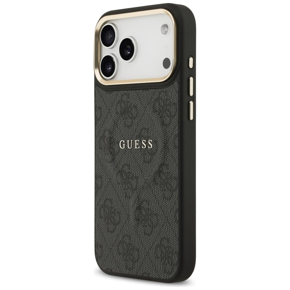 Θήκη Guess 4G PU Classic Logo MagSafe για iPhone 17 Pro Max μαύρη - Image 2