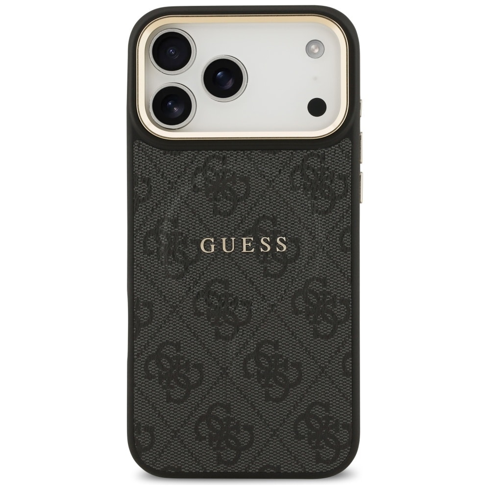 Θήκη Guess 4G PU Classic Logo MagSafe για iPhone 17 Pro Max μαύρη - Image 3