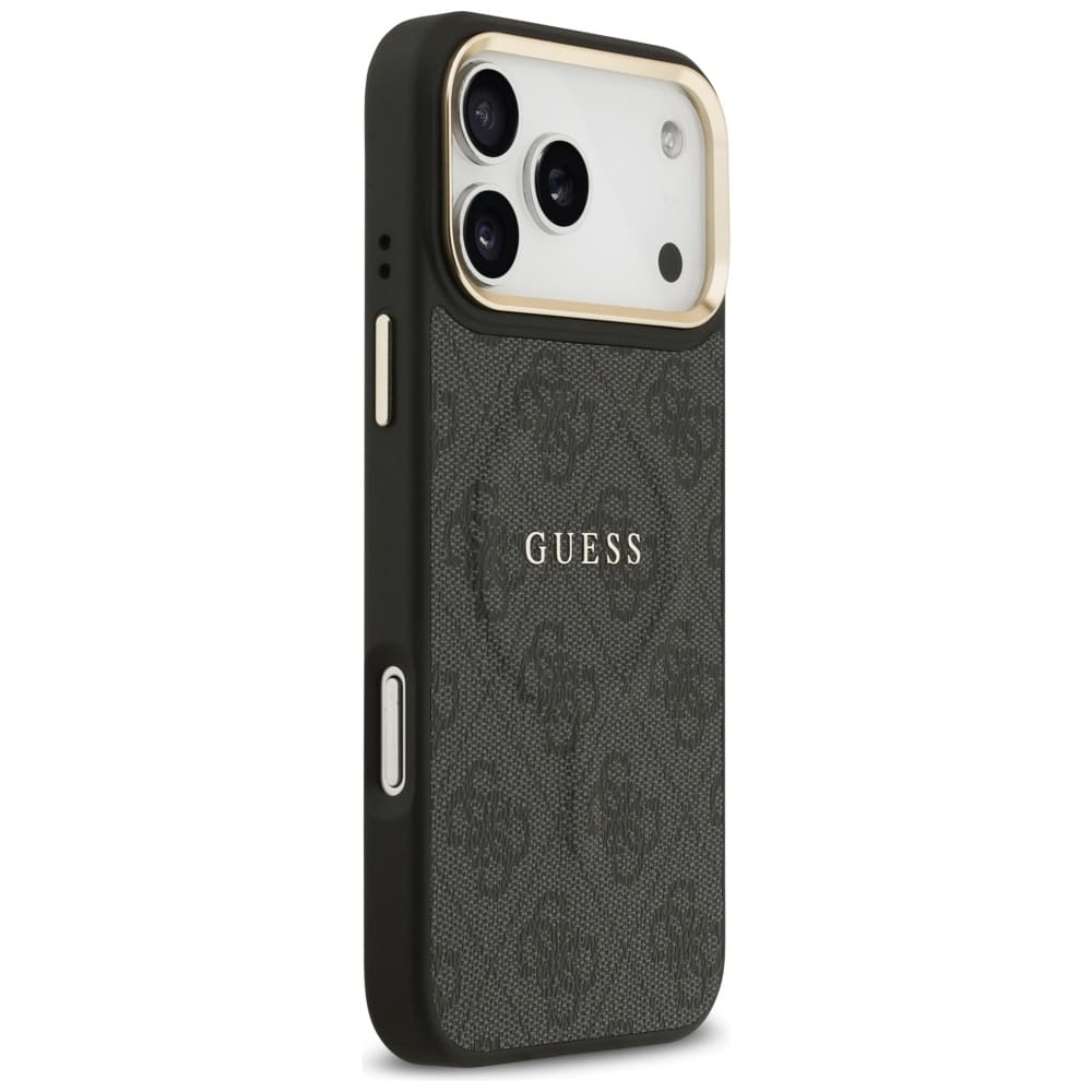 Θήκη Guess 4G PU Classic Logo MagSafe για iPhone 17 Pro Max μαύρη - Image 4