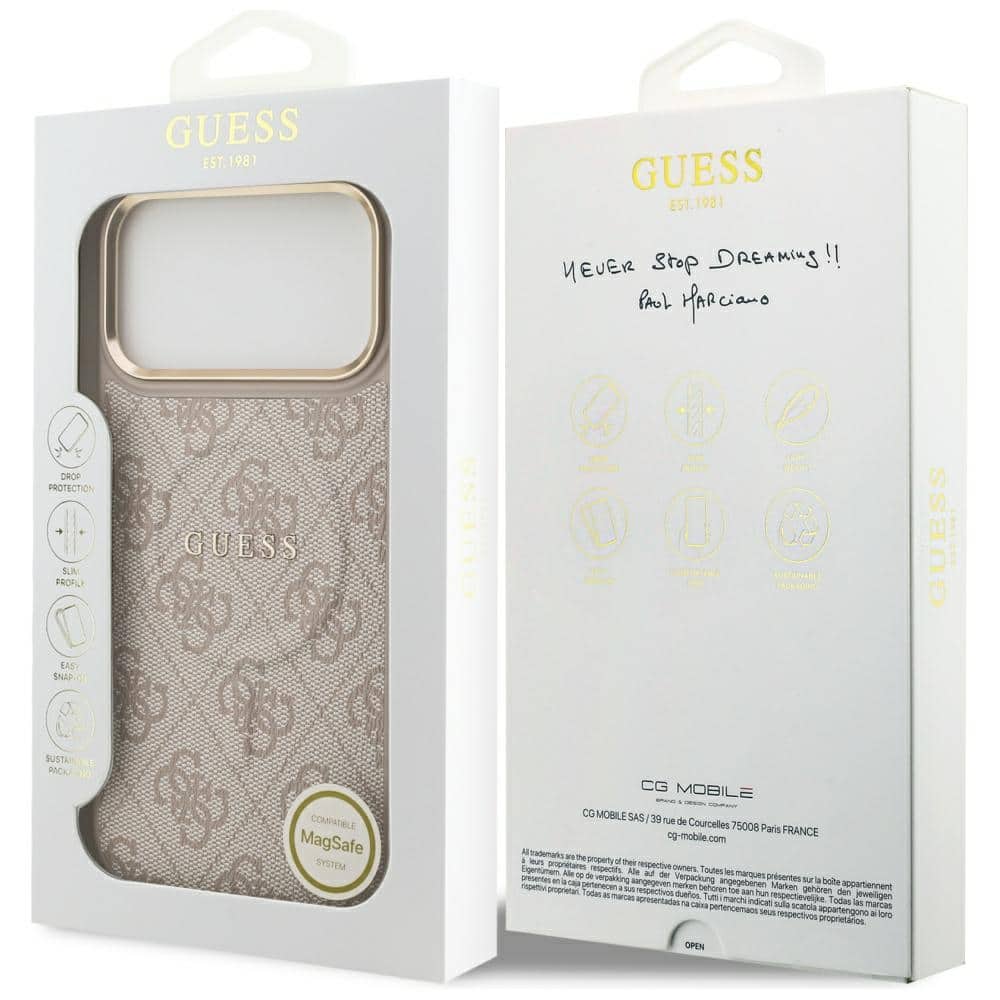 Guess 4G PU Classic Logo - θήκη για Apple iPhone 17 Pro Max - Ροζ - Image 8