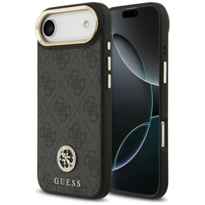 Guess 4G Strass Logo MagSafe - θήκη για Apple iPhone Air - Μαύρο
