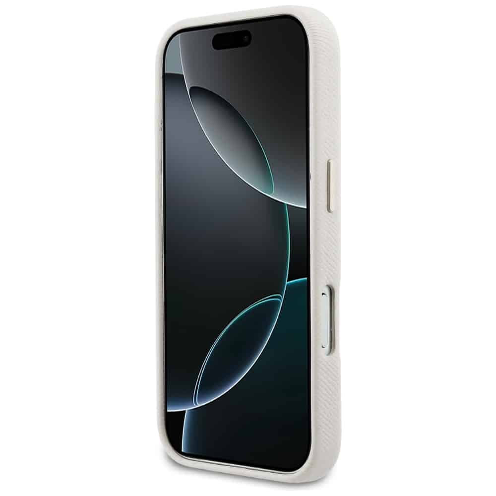 Θήκη Guess FW Resin Logo για iPhone 17 Pro μπεζ - Image 5