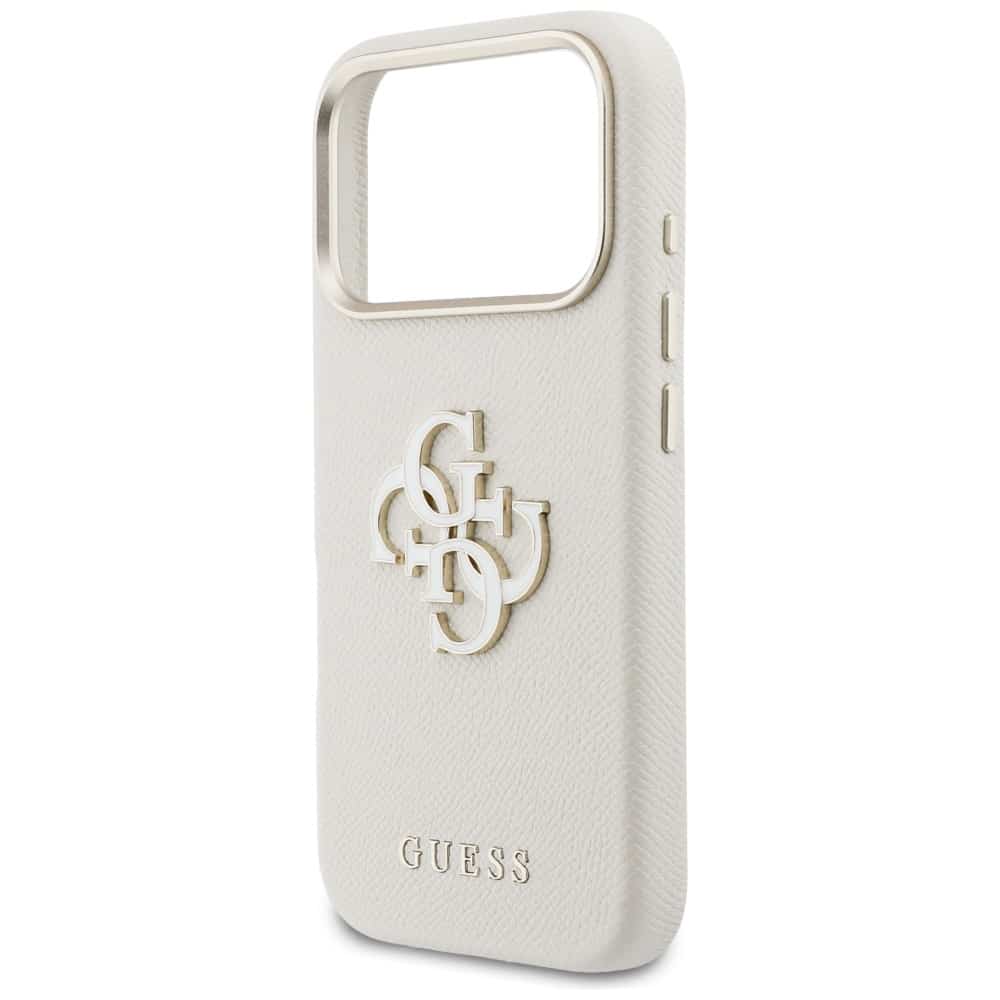 Θήκη Guess FW Resin Logo για iPhone 17 Pro Max μπεζ - Image 6