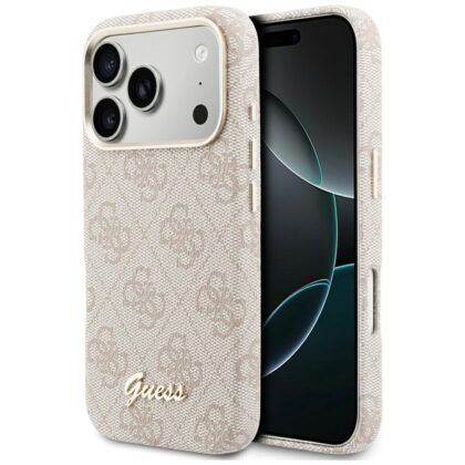Guess Guess 4G Script MagSafe - θήκη για Apple iPhone 17 Pro - Ροζ