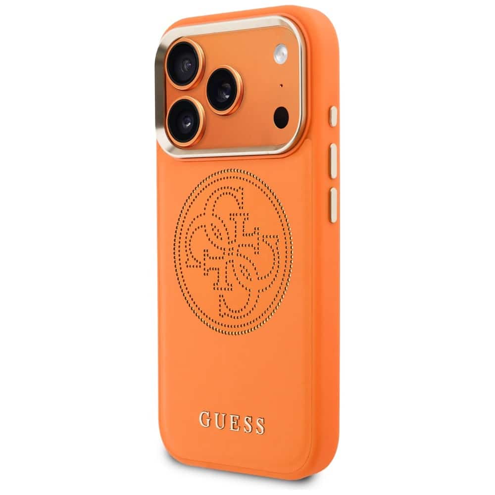 Guess Perforated 4G - θήκη για Apple iPhone 17 Pro - Πορτοκαλί - Image 2