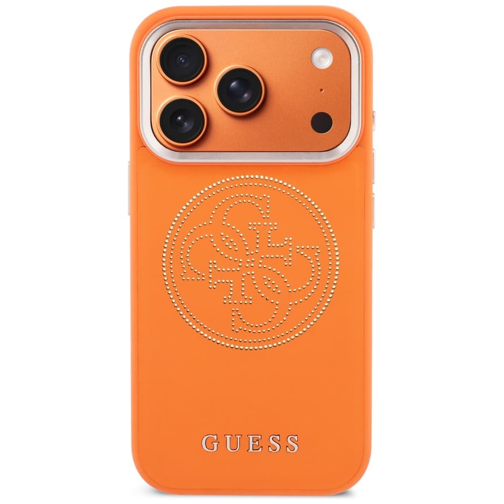 Guess Perforated 4G - θήκη για Apple iPhone 17 Pro - Πορτοκαλί - Image 3