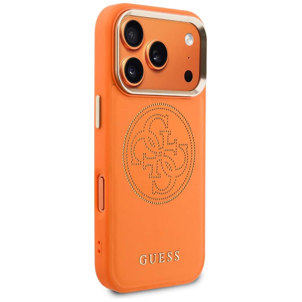 Guess Perforated 4G - θήκη για Apple iPhone 17 Pro - Πορτοκαλί - Image 4
