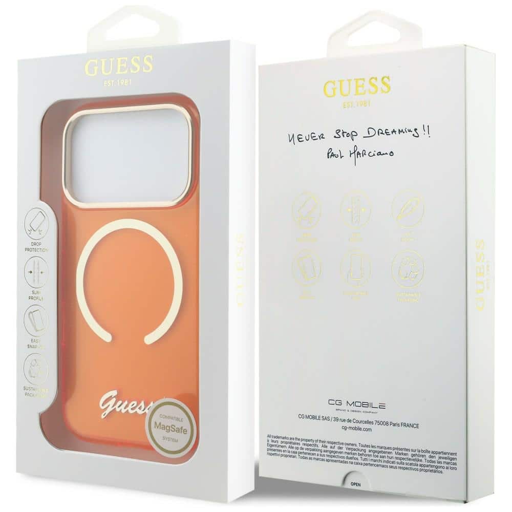 Guess IML Script Metal - θήκη για Apple iPhone 17 Pro - Πολύχρωμο - Image 8