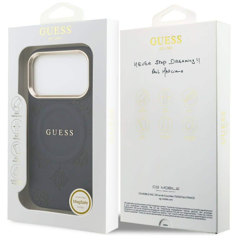 Guess Peony Hot Stamp - θήκη για Apple iPhone 17 Pro Max - Μπλε - Image 8