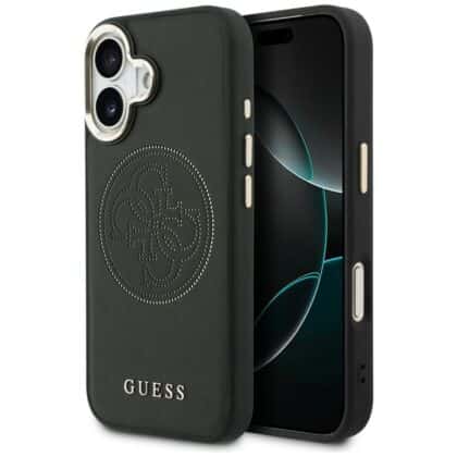 Guess Perforated 4G - θήκη για Apple iPhone 17 - Μαύρο