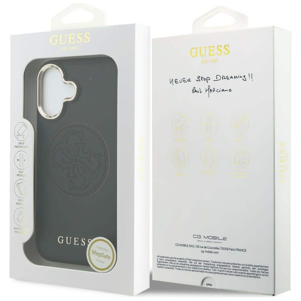 Guess Perforated 4G - θήκη για Apple iPhone 17 - Μαύρο - Image 8