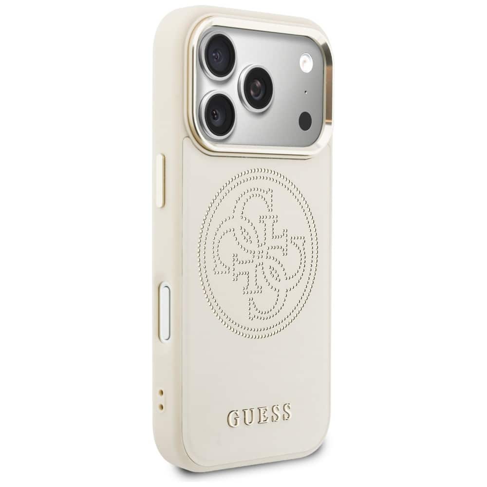 Guess Perforated 4G - θήκη για Apple iPhone 17 Pro - Μπεζ - Image 4