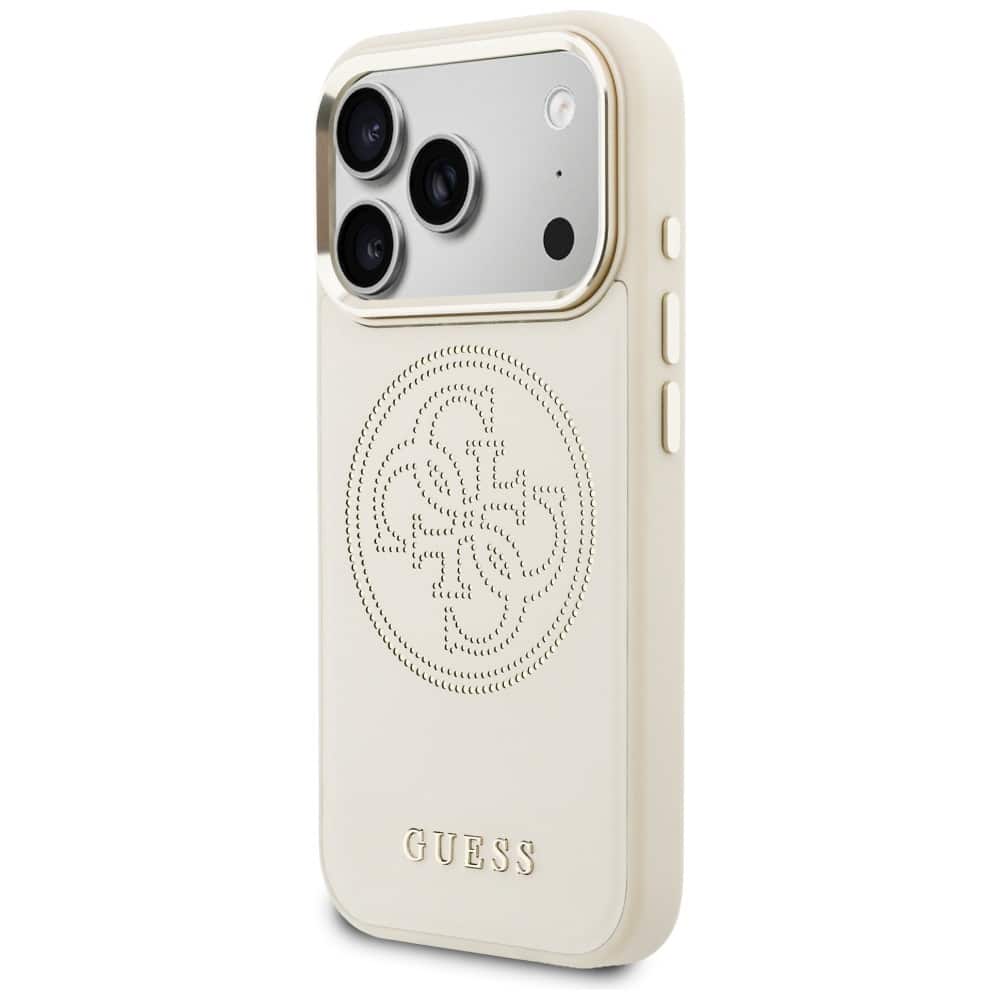 Θήκη Guess 4G MagSafe με διάτρητη σχεδίαση για iPhone 17 Pro Max, μπεζ - Image 2