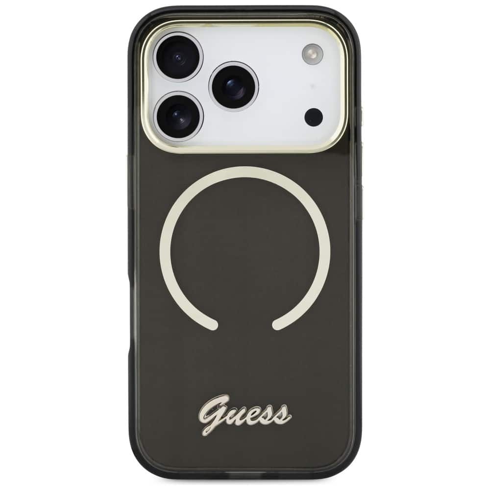 Guess IML Script Metal - θήκη για Apple iPhone 17 Pro - Μαύρο - Image 3