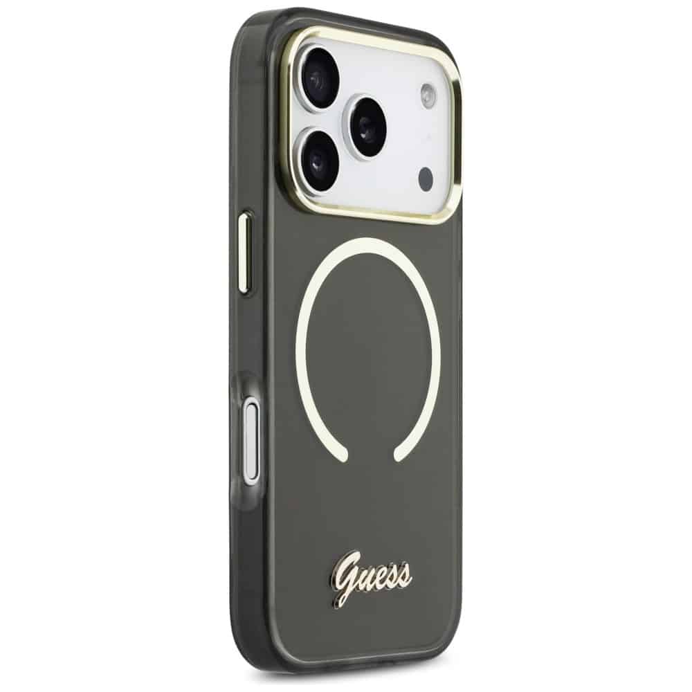 Guess IML Script Metal - θήκη για Apple iPhone 17 Pro - Μαύρο - Image 4