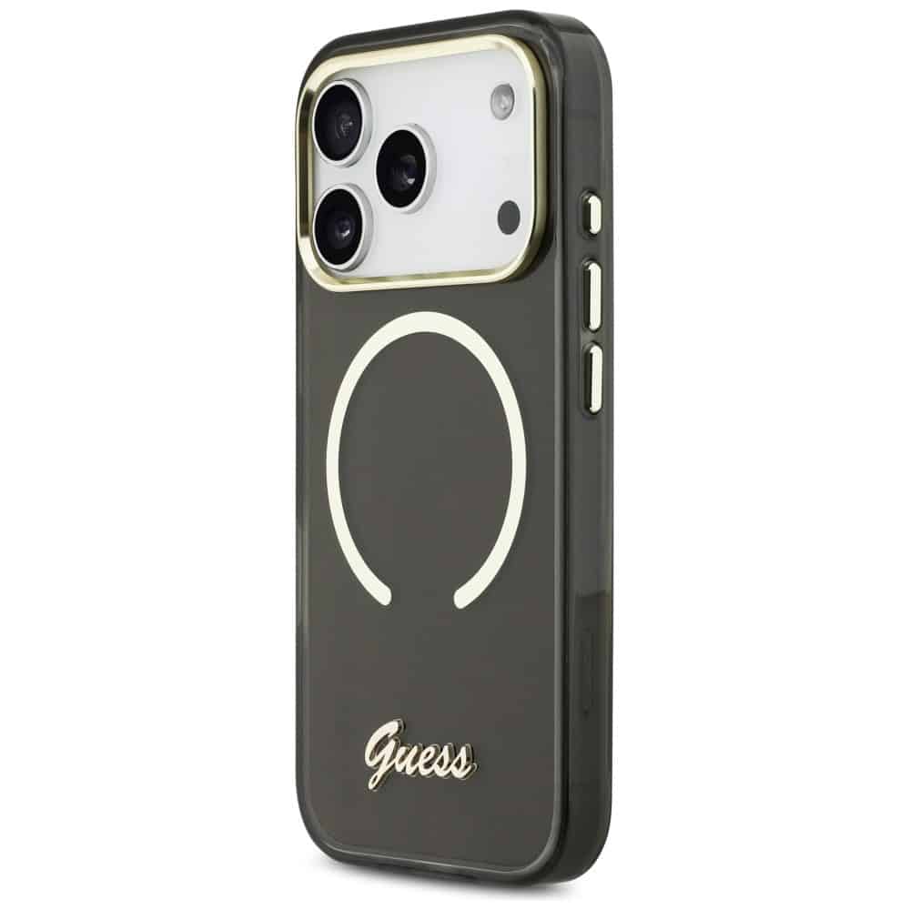 Guess IML Script Metal MagSafe - θήκη για Apple iPhone 17 Pro Max - Μαύρο - Image 2