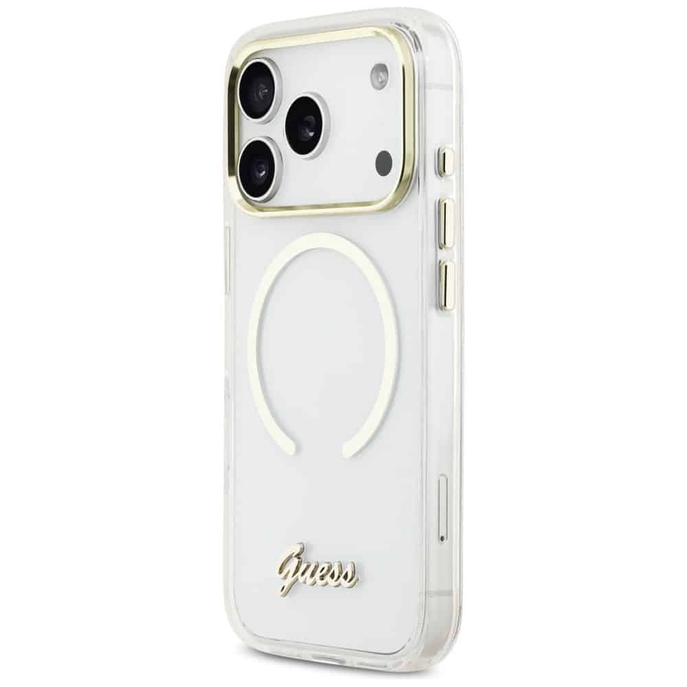 Guess IML Script Metal - θήκη για Apple iPhone 17 Pro - Διάφανο - Image 2