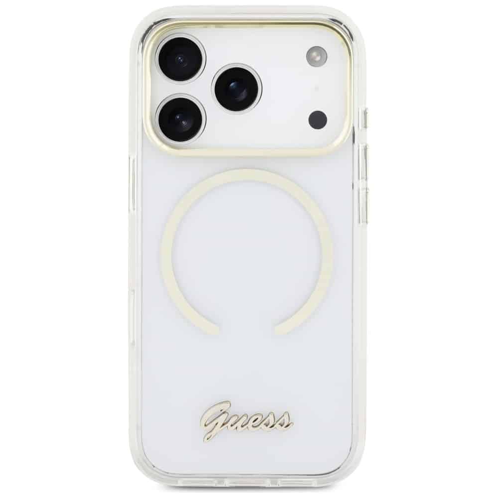 Guess IML Script Metal - θήκη για Apple iPhone 17 Pro - Διάφανο - Image 3