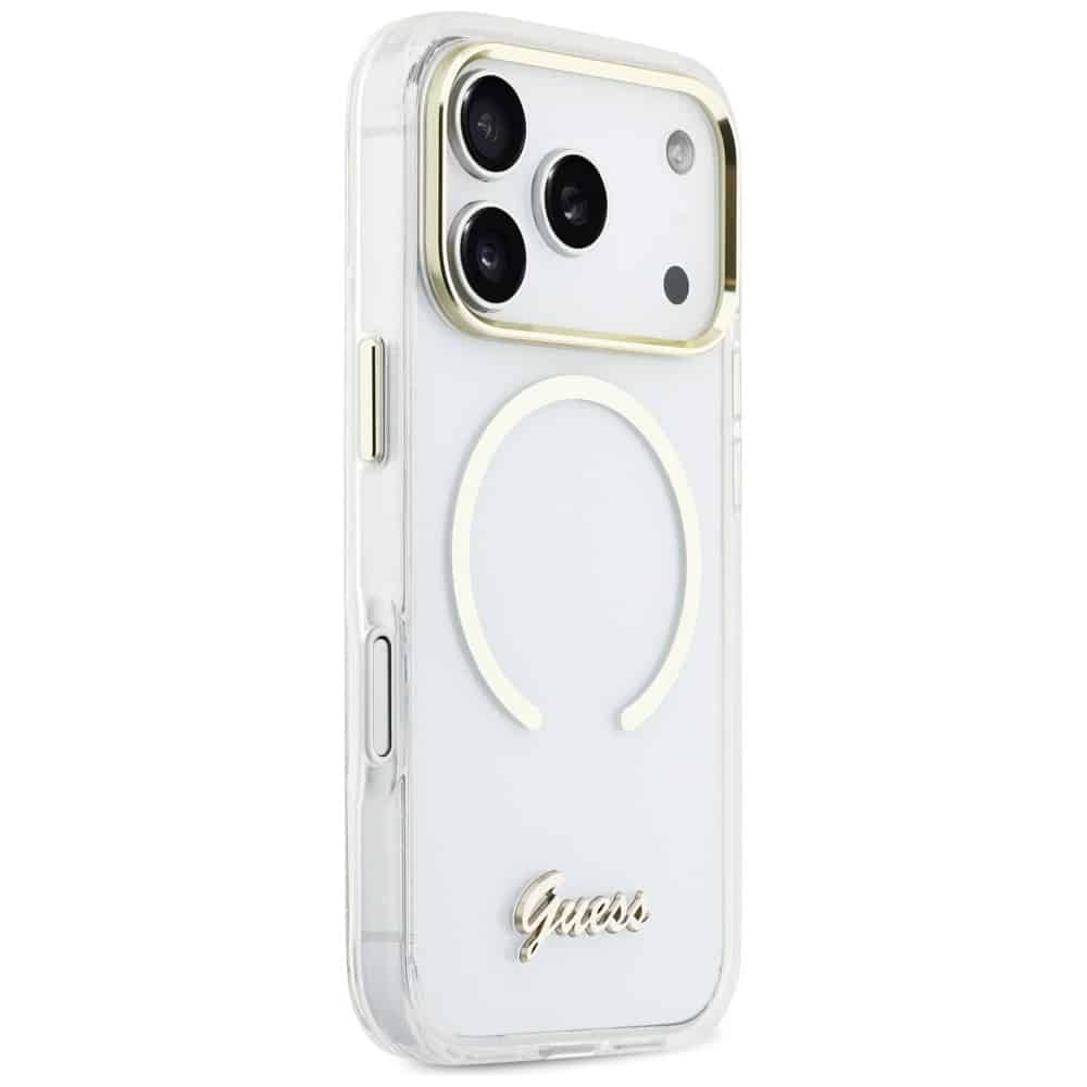 Guess IML Script Metal - θήκη για Apple iPhone 17 Pro - Διάφανο - Image 4