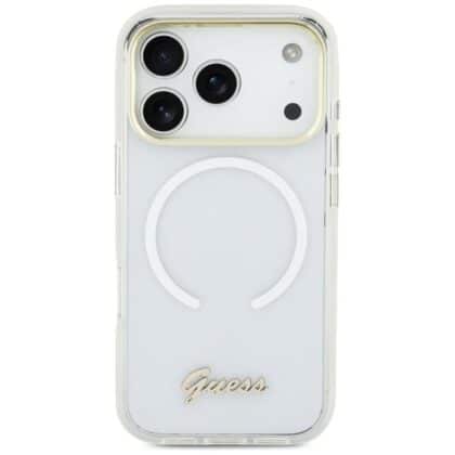 Guess IML Gradient Script Metal MagSafe - θήκη για Apple iPhone 17 Air - Λευκό