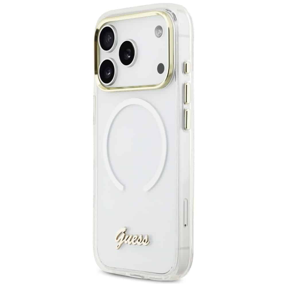 Guess IML Gradient Script Metal - θήκη για Apple iPhone 17 Pro Max - Λευκό - Image 2