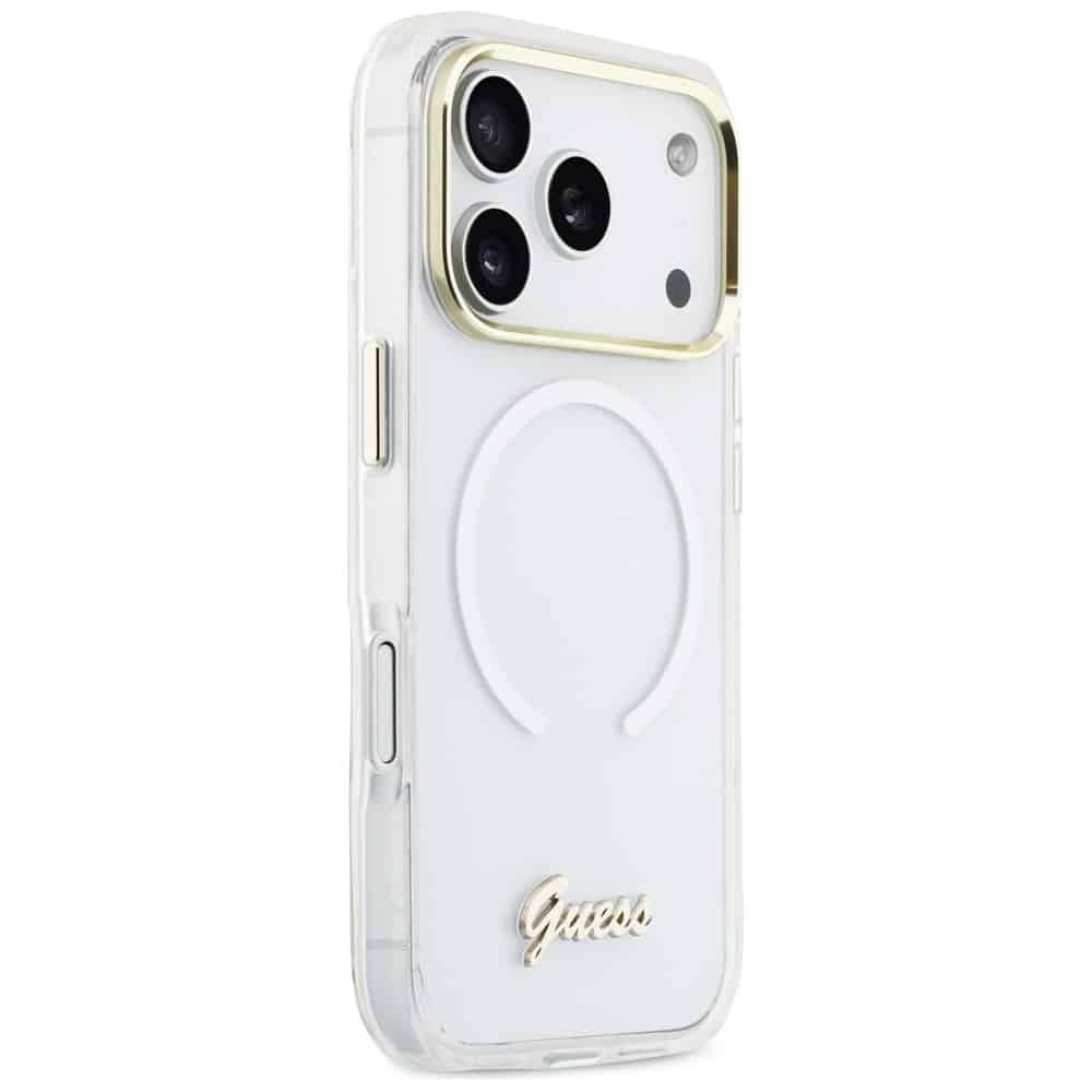 Guess IML Gradient Script Metal - θήκη για Apple iPhone 17 Pro Max - Λευκό - Image 4