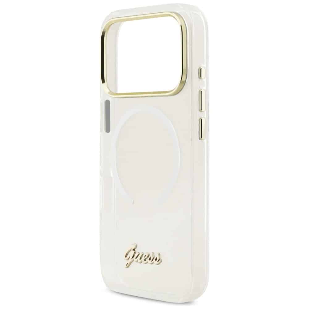 Guess IML Gradient Script Metal - θήκη για Apple iPhone 17 Pro Max - Λευκό - Image 6