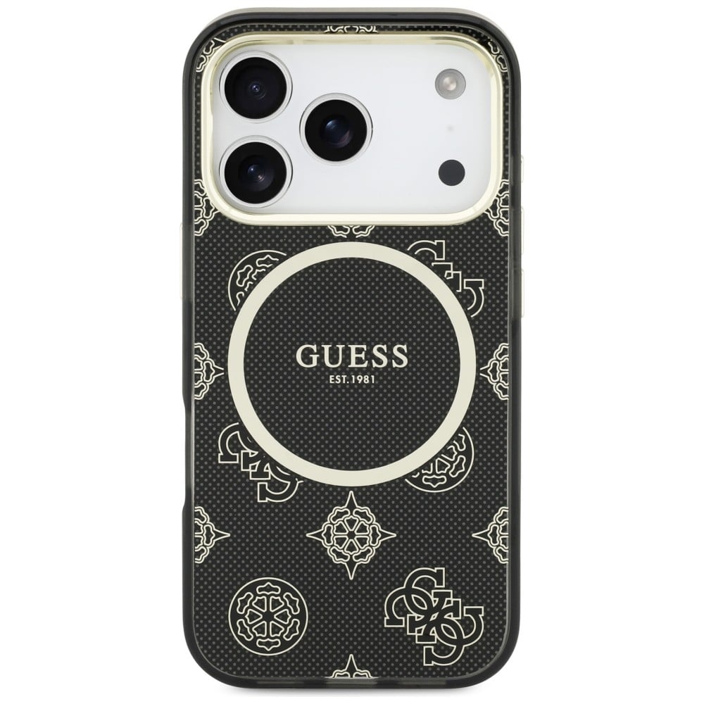 Guess IML Peony Dot - θήκη για Apple iPhone 17 Pro - Μαύρο - Image 3