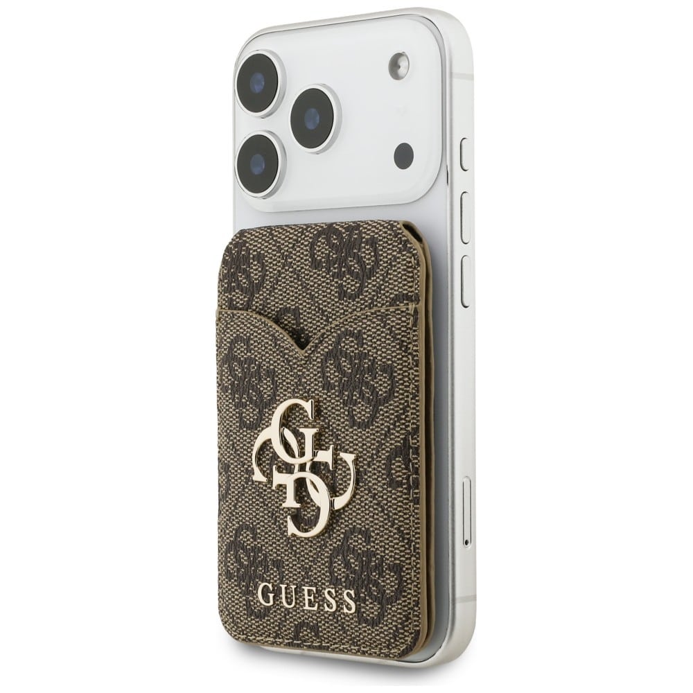 Πορτοφόλι Guess 4G Stand & Mirror Magsafe με καθρέφτη, καφέ - Image 2